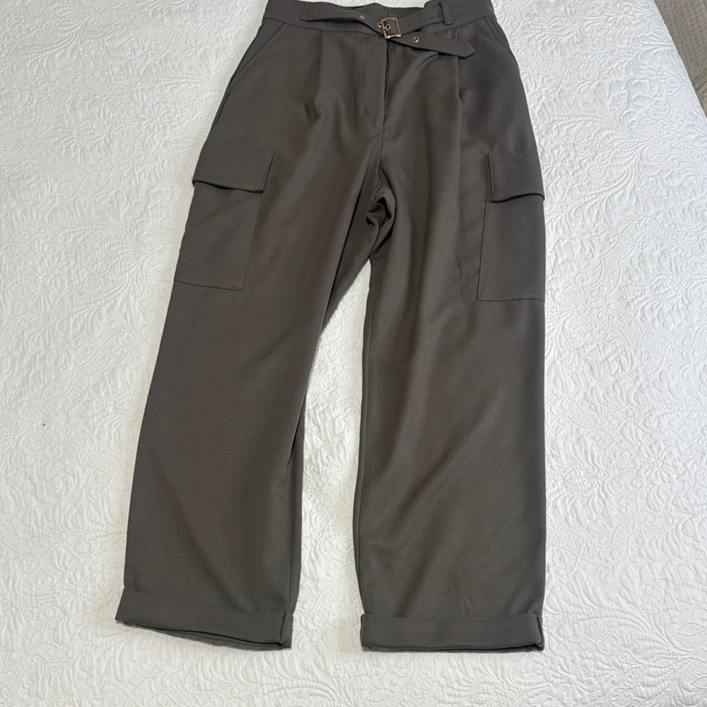 Zara Olive Cargo Pants